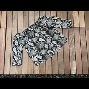 Influence | Black & White 3 Quarter Sleeve Shirt